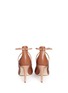 Back View - Click To Enlarge - 73426 - 'Bimba' crossover strap leather pumps