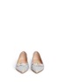 Front View - Click To Enlarge - 73426 - 'Lucrezia' glass crystal embellished leather flats