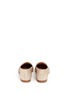 Back View - Click To Enlarge - 73426 - 'Dalila' crystal and stud chevron suede slip-ons