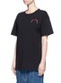 Front View - Click To Enlarge - MARC JACOBS - Logo embroidered easy fit classic T-shirt