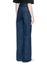 Back View - Click To Enlarge - MARC JACOBS - Distressed stripe high waist jeans