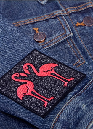 Detail View - Click To Enlarge - MARC JACOBS - Flamingo embroidered patch