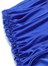 Detail View - Click To Enlarge - NORMA KAMALI - 'Bill' shirred high waist bikini bottoms