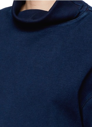Detail View - Click To Enlarge -  - 'Nona' funnel neck cotton sweatshirt