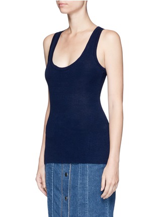 Front View - Click To Enlarge - AG - 'Iso' scoop neck tank top