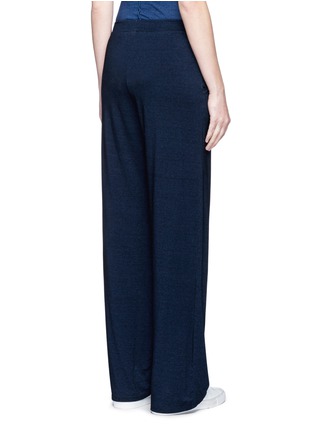 Back View - Click To Enlarge - AG - 'Luxe' wide leg jersey pants