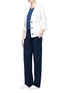 Figure View - Click To Enlarge - AG - 'Luxe' wide leg jersey pants