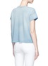 Back View - Click To Enlarge - AG - 'Penrose' cropped ombré T-shirt