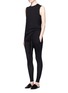 Figure View - Click To Enlarge - BASSIKE - Dropped crotch slim fit jersey pants