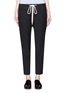 Main View - Click To Enlarge - BASSIKE - Shoelace drawcord crepe pants
