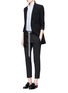 Figure View - Click To Enlarge - BASSIKE - Shoelace drawcord crepe pants