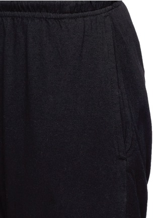 Detail View - Click To Enlarge - BASSIKE - 'Crop lo slung' drawstring waist pants
