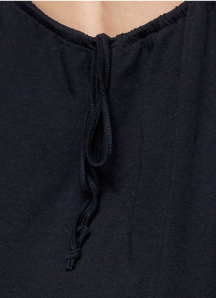 Detail View - Click To Enlarge - BASSIKE - V-neck jersey singlet