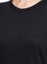 Detail View - Click To Enlarge - BASSIKE - Slim vintage neck organic cotton T-shirt