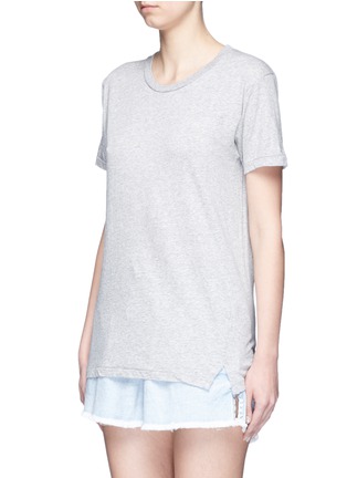 Front View - Click To Enlarge - BASSIKE - Slim fit organic cotton jersey T-shirt