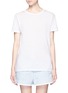 Main View - Click To Enlarge - BASSIKE - Slim vintage neck organic cotton T-shirt