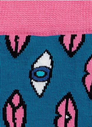 Detail View - Click To Enlarge - HAPPY SOCKS - x André Saraiva Mr. A lips and eyes socks