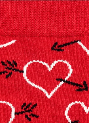 Detail View - Click To Enlarge - HAPPY SOCKS - Arrow & Heart socks