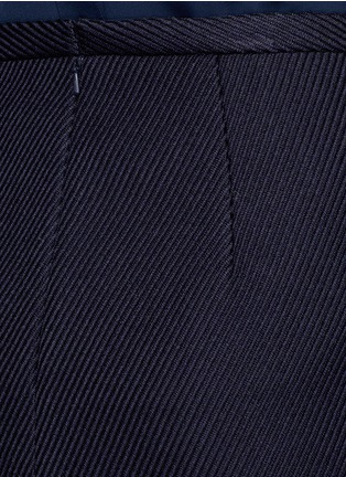 Detail View - Click To Enlarge - THEORY - 'Midi SL' virgin wool blend twill skirt