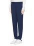 Front View - Click To Enlarge - THEORY - 'Thorene' elastic waist silk georgette pants