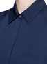 Detail View - Click To Enlarge - THEORY - 'Lanali' silk georgette shirt