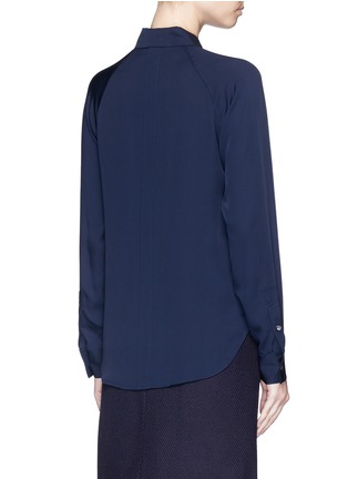 Back View - Click To Enlarge - THEORY - 'Lanali' silk georgette shirt