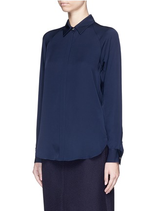 Front View - Click To Enlarge - THEORY - 'Lanali' silk georgette shirt
