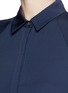 Detail View - Click To Enlarge - THEORY - 'Scenta' silk georgette shirt dress