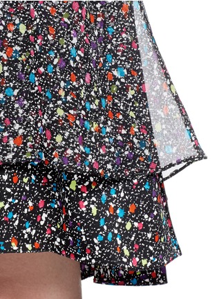 Detail View - Click To Enlarge - DIANE VON FURSTENBERG - 'Catherine' confetti print silk chiffon skirt