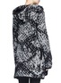 Back View - Click To Enlarge - DIANE VON FURSTENBERG - 'Mercer' oversize floral bouclé knit cardigan