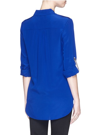 Back View - Click To Enlarge - DIANE VON FURSTENBERG - 'Lorelei Two' silk georgette blouse