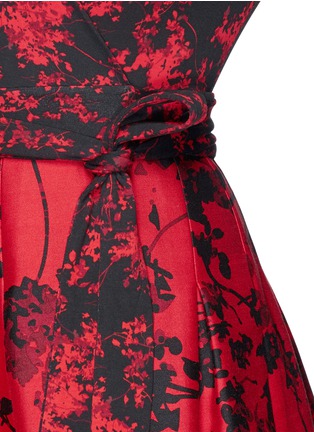 Detail View - Click To Enlarge - DIANE VON FURSTENBERG - 'Jewel' floral print wool-silk wrap dress