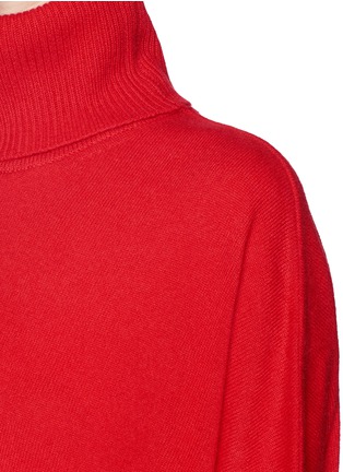 Detail View - Click To Enlarge - DIANE VON FURSTENBERG - 'Chrystelle' cashmere turtleneck sweater