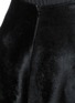 Detail View - Click To Enlarge - ALAÏA - 'Trigone' zigzag hem velour flared midi skirt