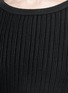 Detail View - Click To Enlarge - ALAÏA - 'Libellule' frill mesh knit maxi dress
