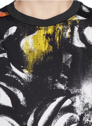 Detail View - Click To Enlarge - 3.1 PHILLIP LIM - Abstract fern print cotton tank top
