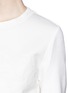 Detail View - Click To Enlarge - 3.1 PHILLIP LIM - Fern embroidery quilted sleeve sweatshirt