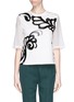 Main View - Click To Enlarge - 3.1 PHILLIP LIM - Fern foil print cropped T-shirt
