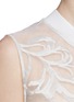 Detail View - Click To Enlarge - 3.1 PHILLIP LIM - Fern embroidery organza gauze tank top