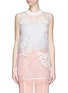 Main View - Click To Enlarge - 3.1 PHILLIP LIM - Fern embroidery organza gauze tank top