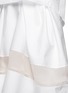 Detail View - Click To Enlarge - 3.1 PHILLIP LIM - Gauze border layered cotton dress