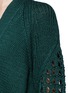 Detail View - Click To Enlarge - 3.1 PHILLIP LIM - Engineered pointelle stitch cardigan