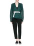 Figure View - Click To Enlarge - 3.1 PHILLIP LIM - Engineered pointelle stitch cardigan