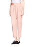 Front View - Click To Enlarge - 3.1 PHILLIP LIM - Waist tab silk taper leg pants