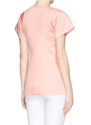 Back View - Click To Enlarge - 3.1 PHILLIP LIM - Banded bonded jersey tee