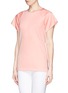 Front View - Click To Enlarge - 3.1 PHILLIP LIM - Banded bonded jersey tee