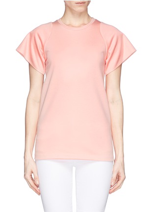 Main View - Click To Enlarge - 3.1 PHILLIP LIM - Banded bonded jersey tee