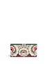 Back View - Click To Enlarge - VALENTINO GARAVANI - Floral print leather oversize clutch