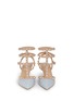 Figure View - Click To Enlarge - VALENTINO GARAVANI - 'Rockstud' caged patent leather pumps
