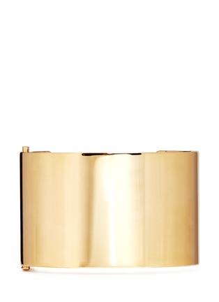 Back View - Click To Enlarge - CHLOÉ - 'Frances' open bar brass bangle